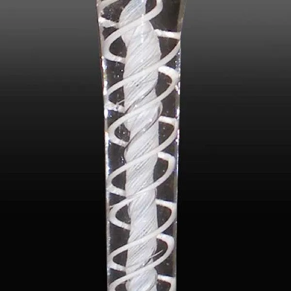 Early Double-Series Opaque Twist Stem Wine/Cordial Glass