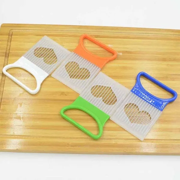 Easy Cut Onion Holder Fork Plastic Vegetable Slicer