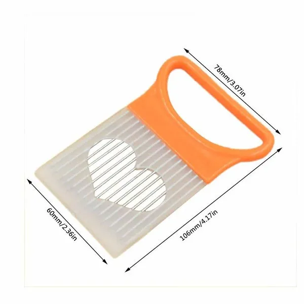 Easy Cut Onion Holder Fork Plastic Vegetable Slicer