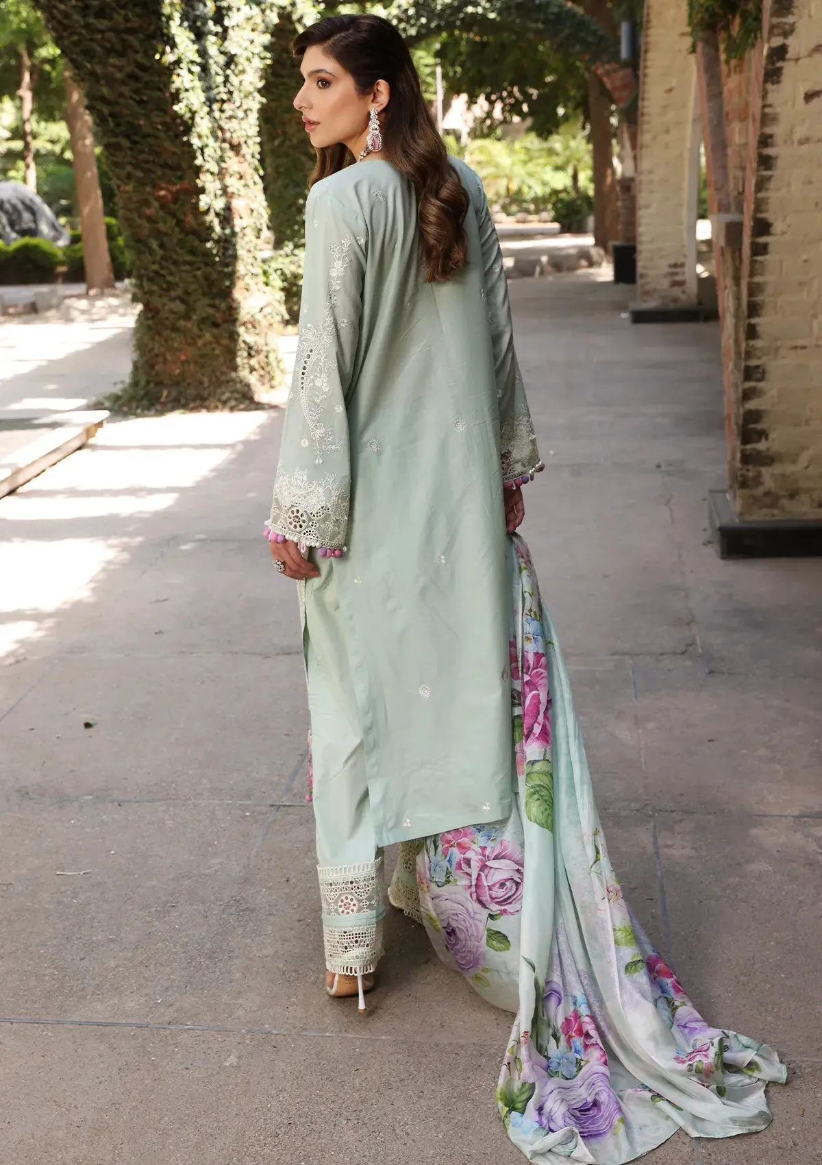 ECF-11A SERENITY |  Elaf Premium festive Chikankari collection2023