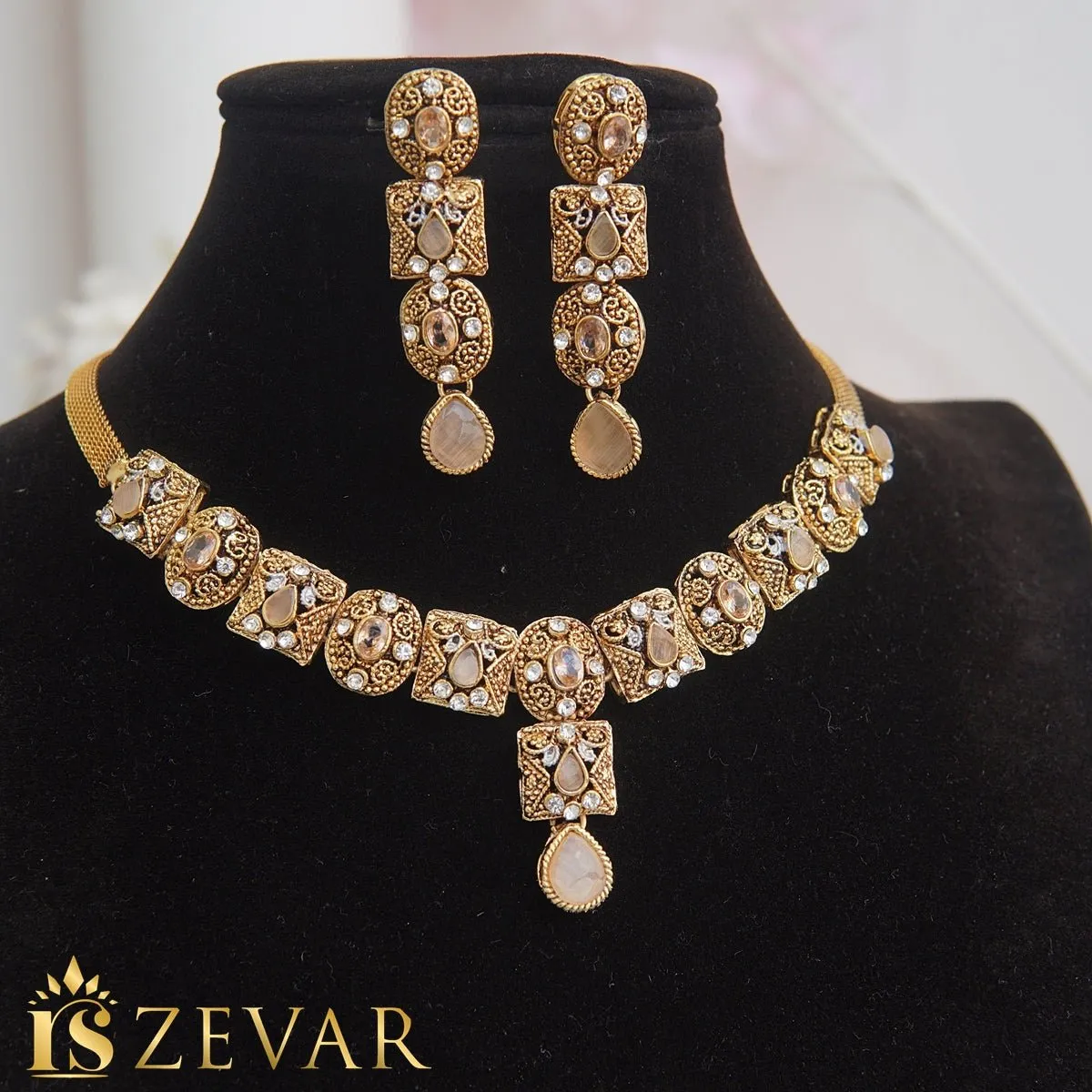 Egyptian Antique Gold Choker Set
