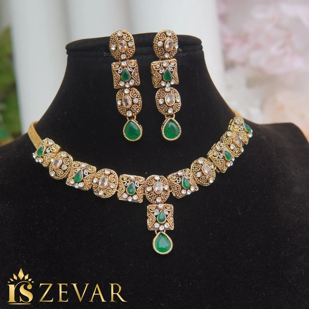 Egyptian Antique Gold Choker Set