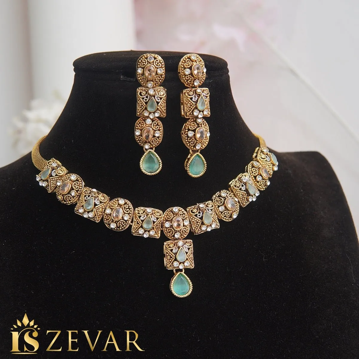 Egyptian Antique Gold Choker Set
