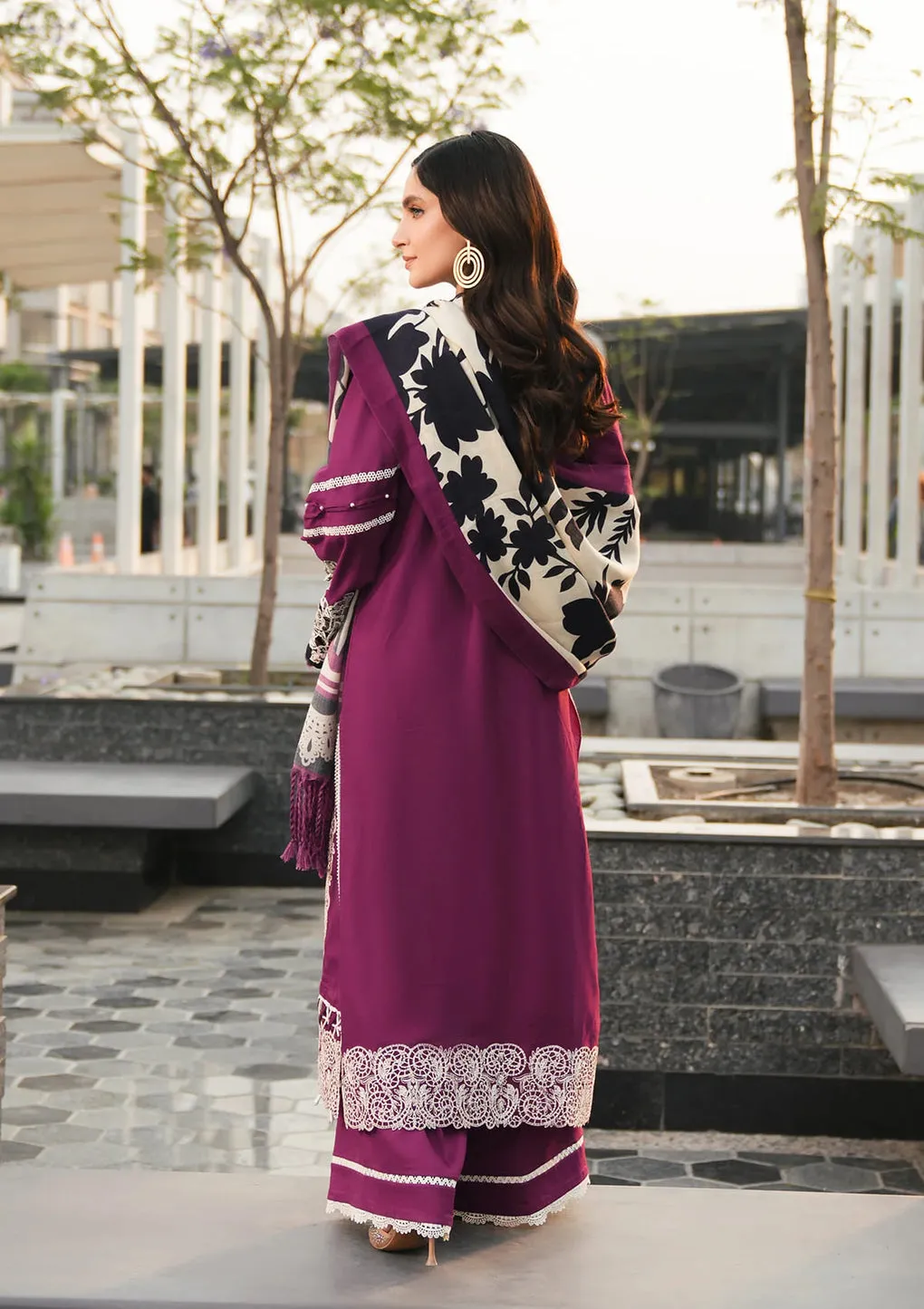 ELAF | PASHMINA WINTER SHAWL COLLECTION '24 | EPW-1A Infinite Love