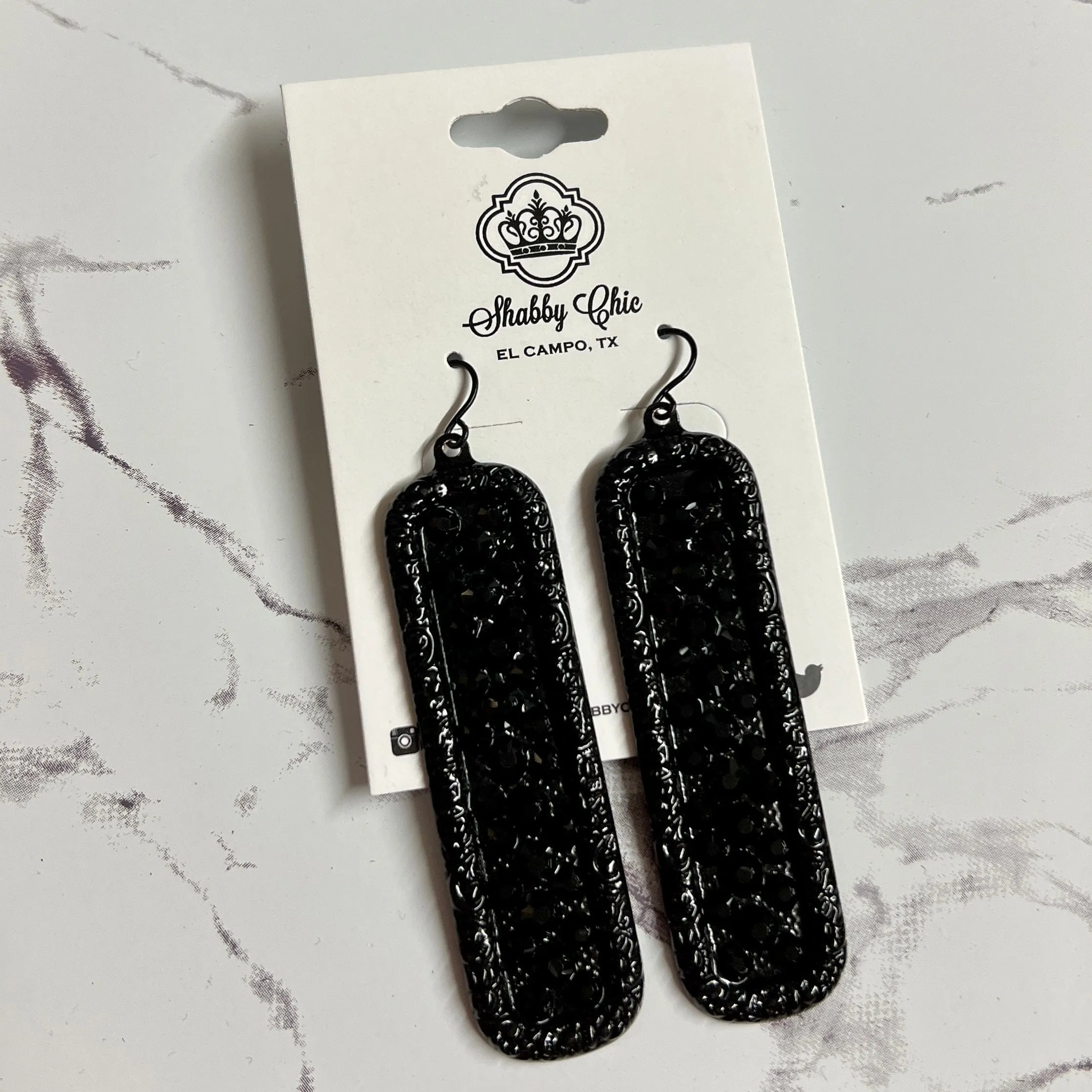 Elegant Black Earrings