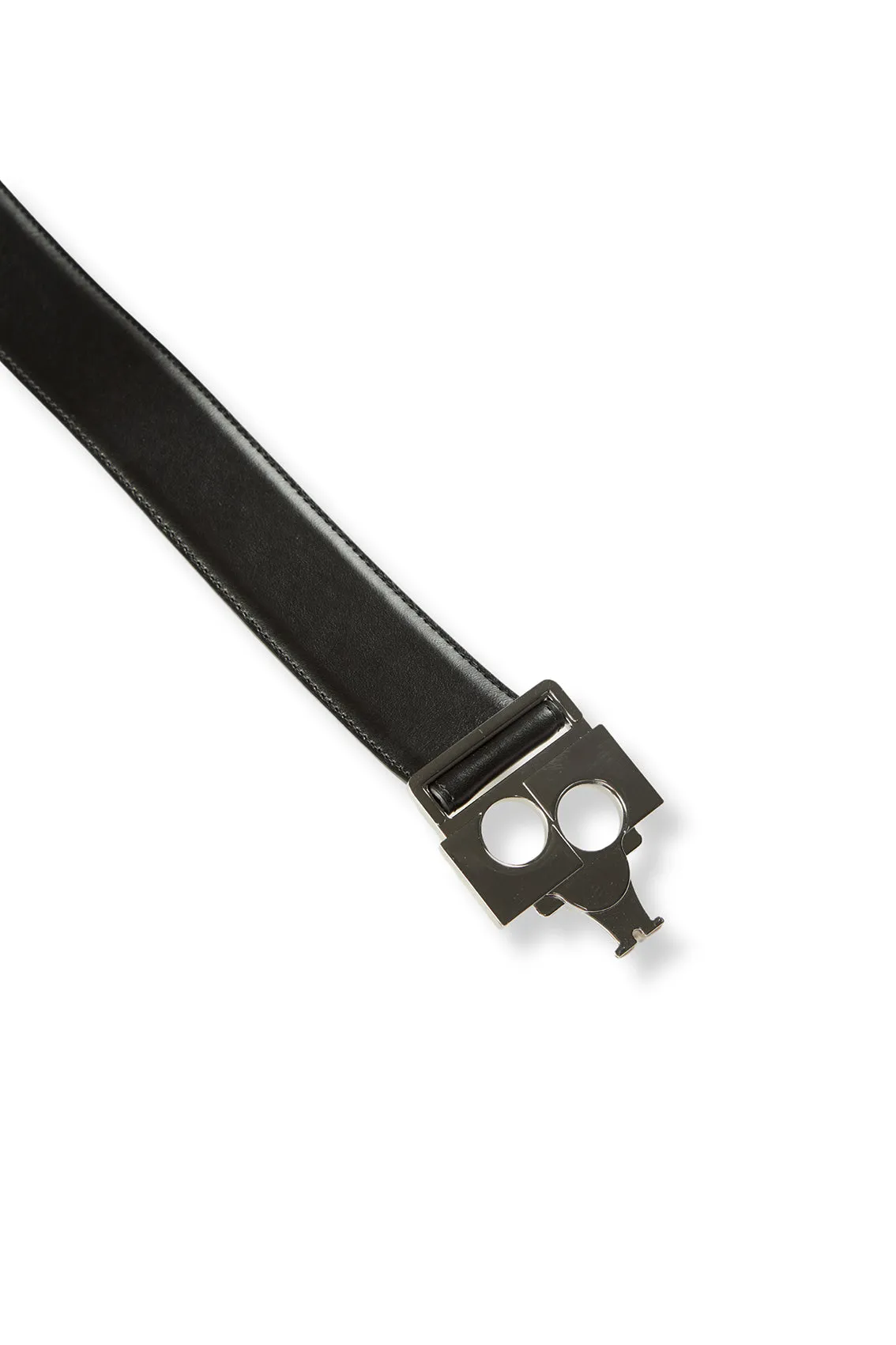 ELEGANT EDGE - THE BLACK LEATHER BELT