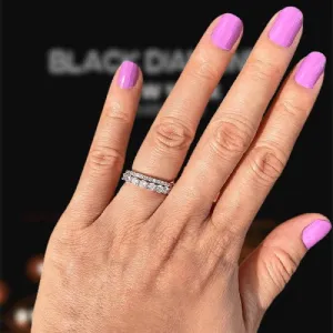 Elegant Rose Gold Wedding Band Set