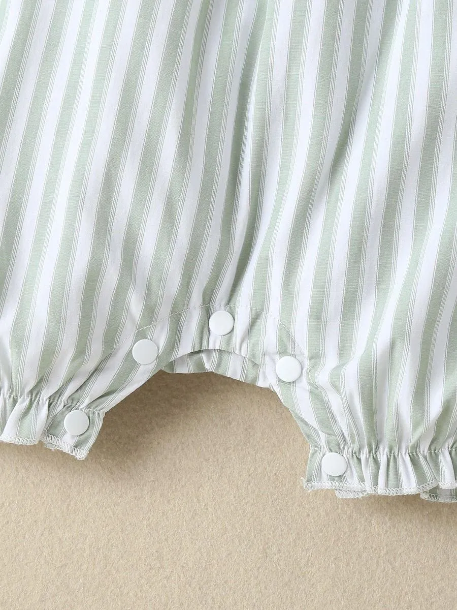Elegant Stripped Romper