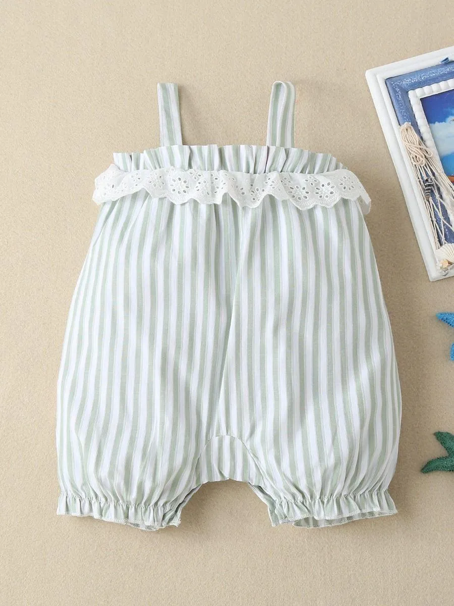 Elegant Stripped Romper