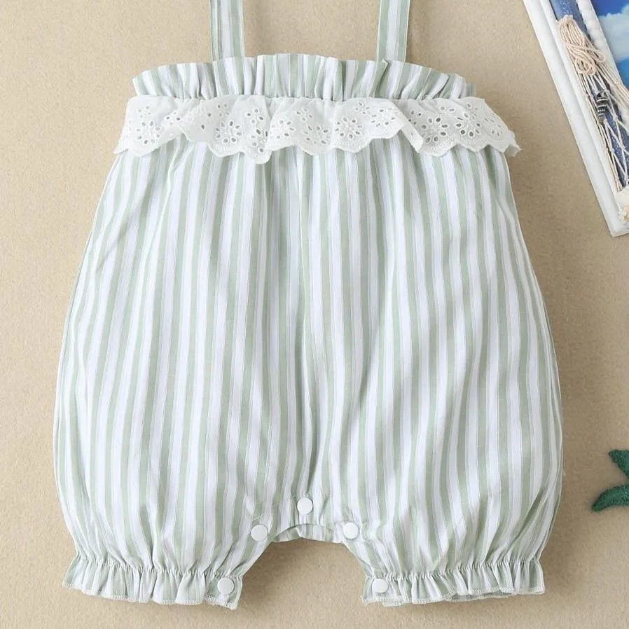Elegant Stripped Romper