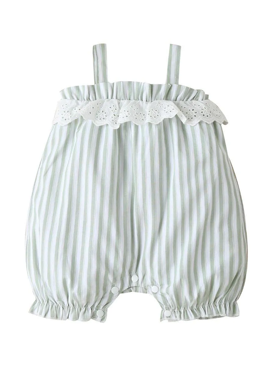 Elegant Stripped Romper