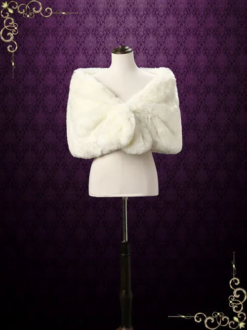 Elegant Winter Wedding Fur Wrap SG1001