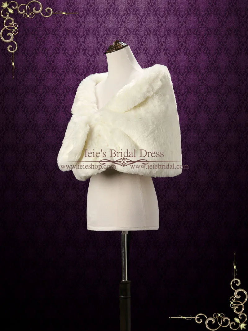 Elegant Winter Wedding Fur Wrap SG1001