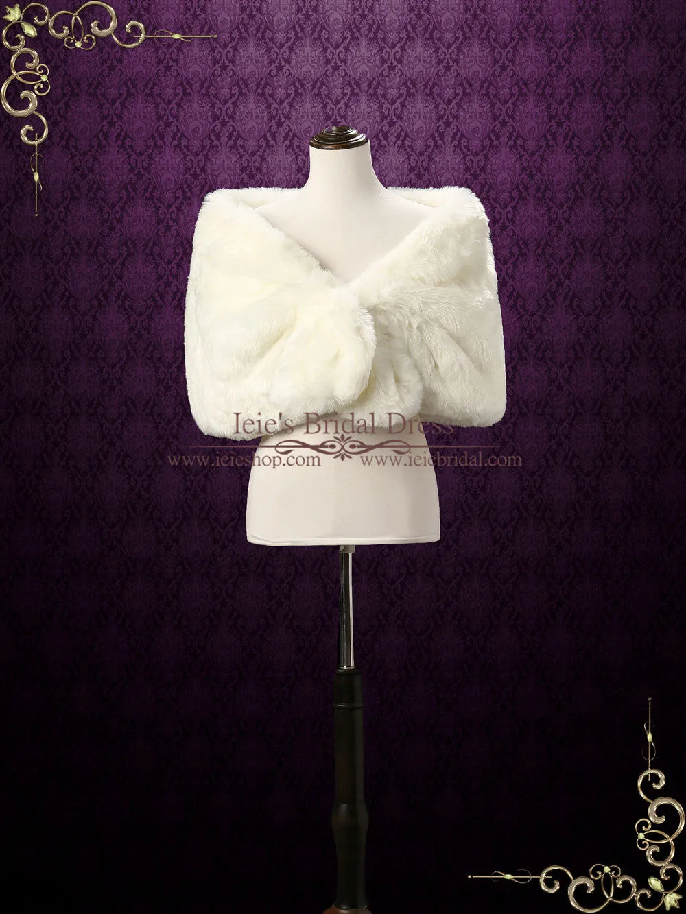 Elegant Winter Wedding Fur Wrap SG1001