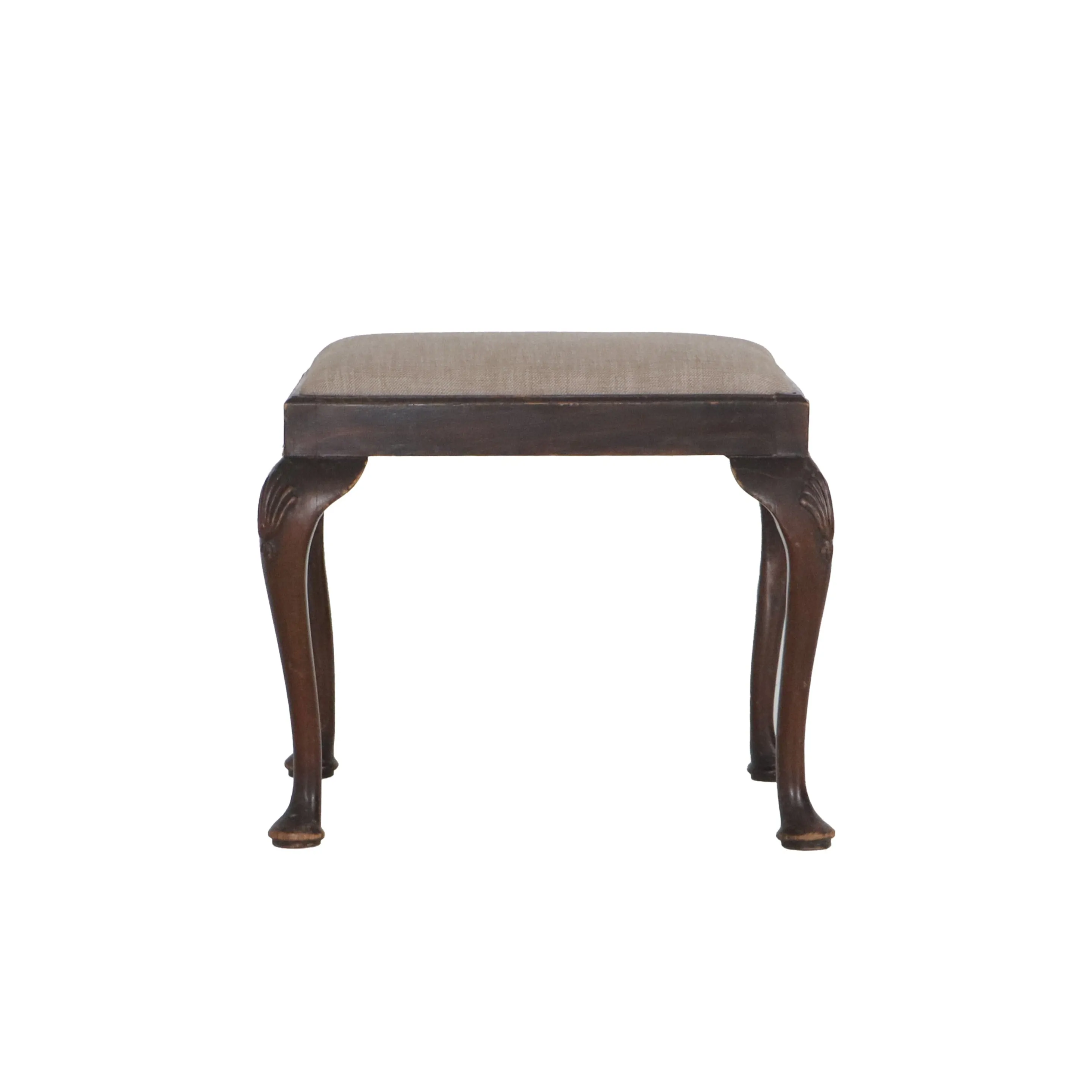 English Antique Pad Foot Stool c1790