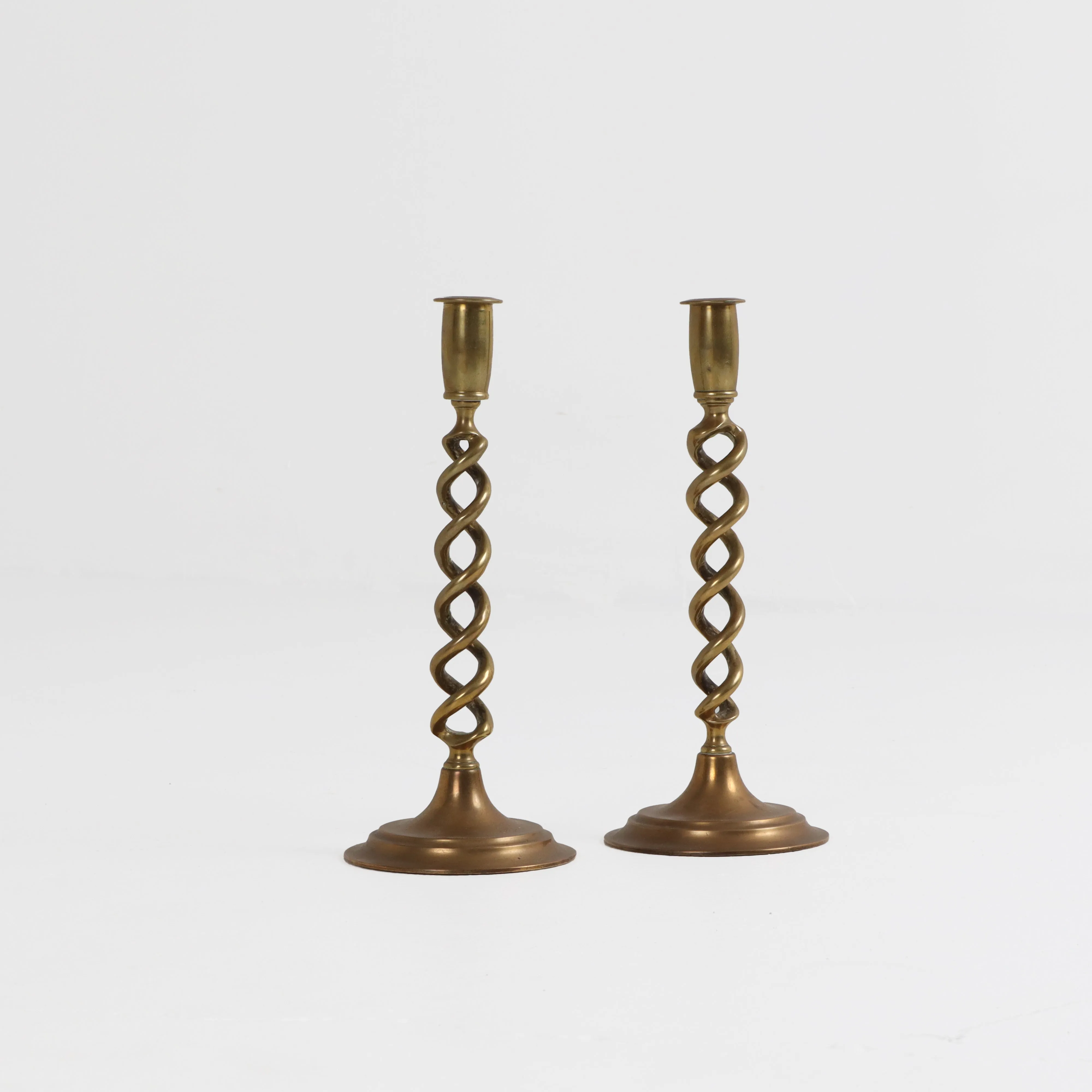 English Vintage Candle Sticks c1920