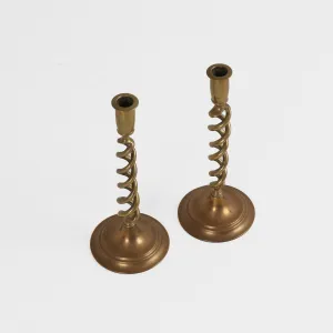 English Vintage Candle Sticks c1920