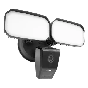 ESP ECSPCAMFLB Wi-Fi Security Camera with Twin Flood Lights Black