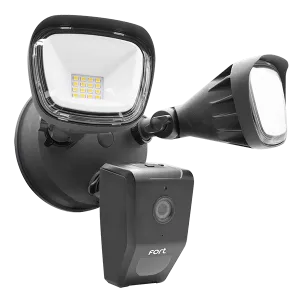 ESP ECSPCAMSLB Wi-Fi Security Camera with Twin Spot Lights Black