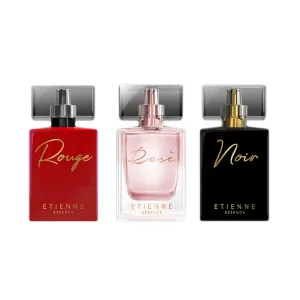Etienne Essence Deluxe Collection Rosé 30ml EDP   Noir 30ml EDP   Rouge 30ml EDP