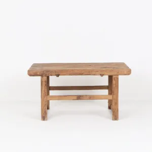European Antique Farmhouse Coffee Table