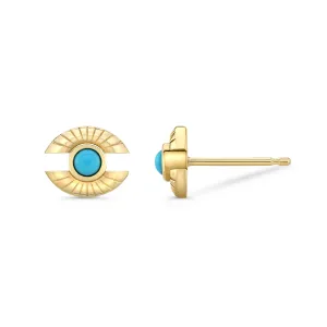 Evil Eye Stud Earrings