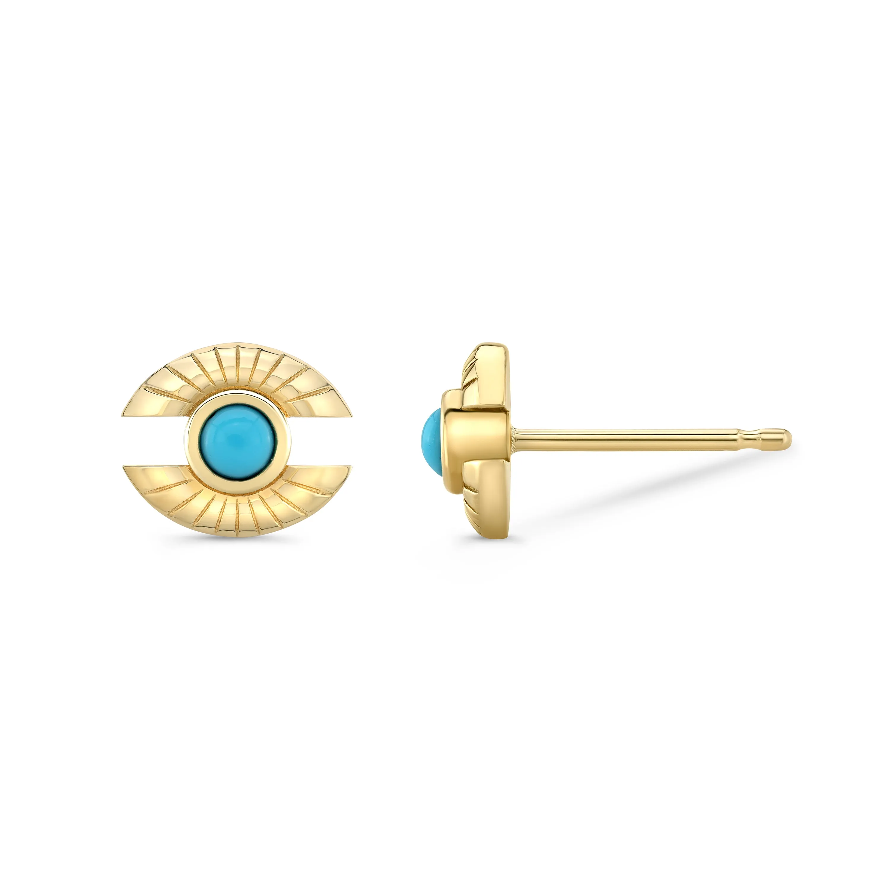 Evil Eye Stud Earrings