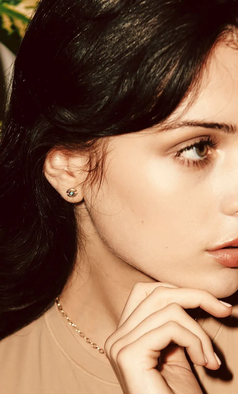 Evil Eye Stud Earrings