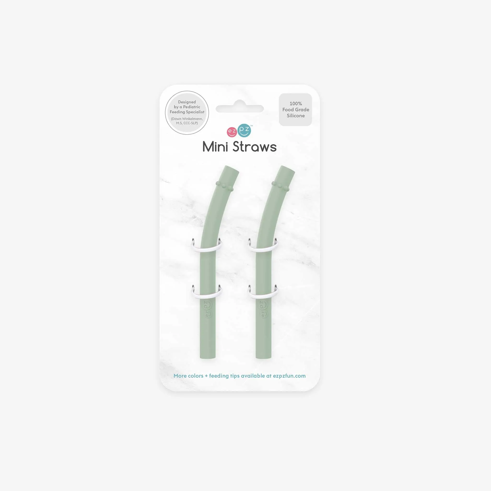 ezpz Mini Cup   Straw Training System Straw Replacement 2-Pack
