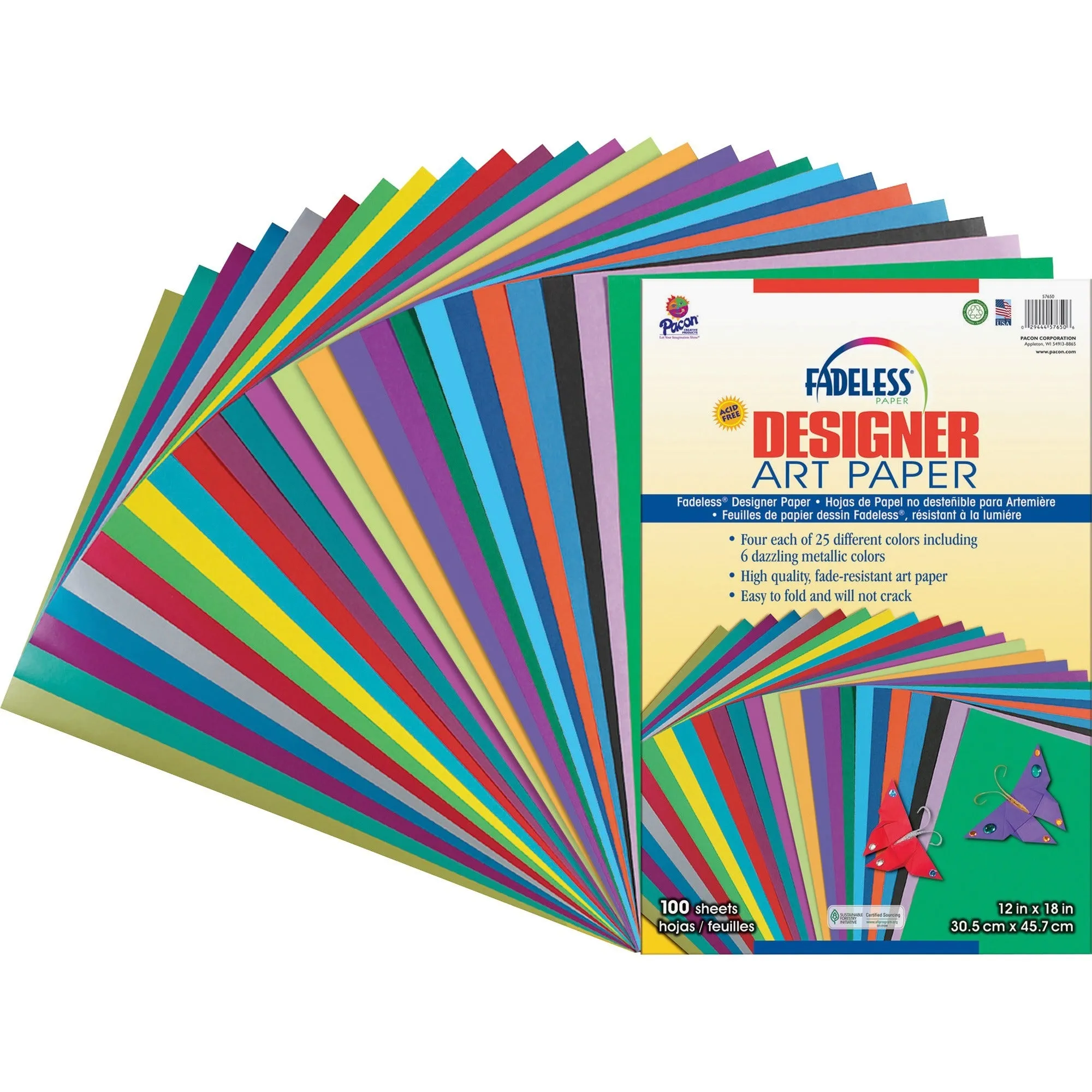 Fadeless Designer Art Paper Sheets