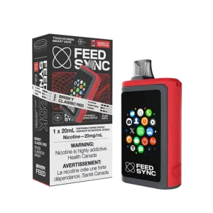 Feed Sync Disposable Vape - 25K - Brisky Classic Red