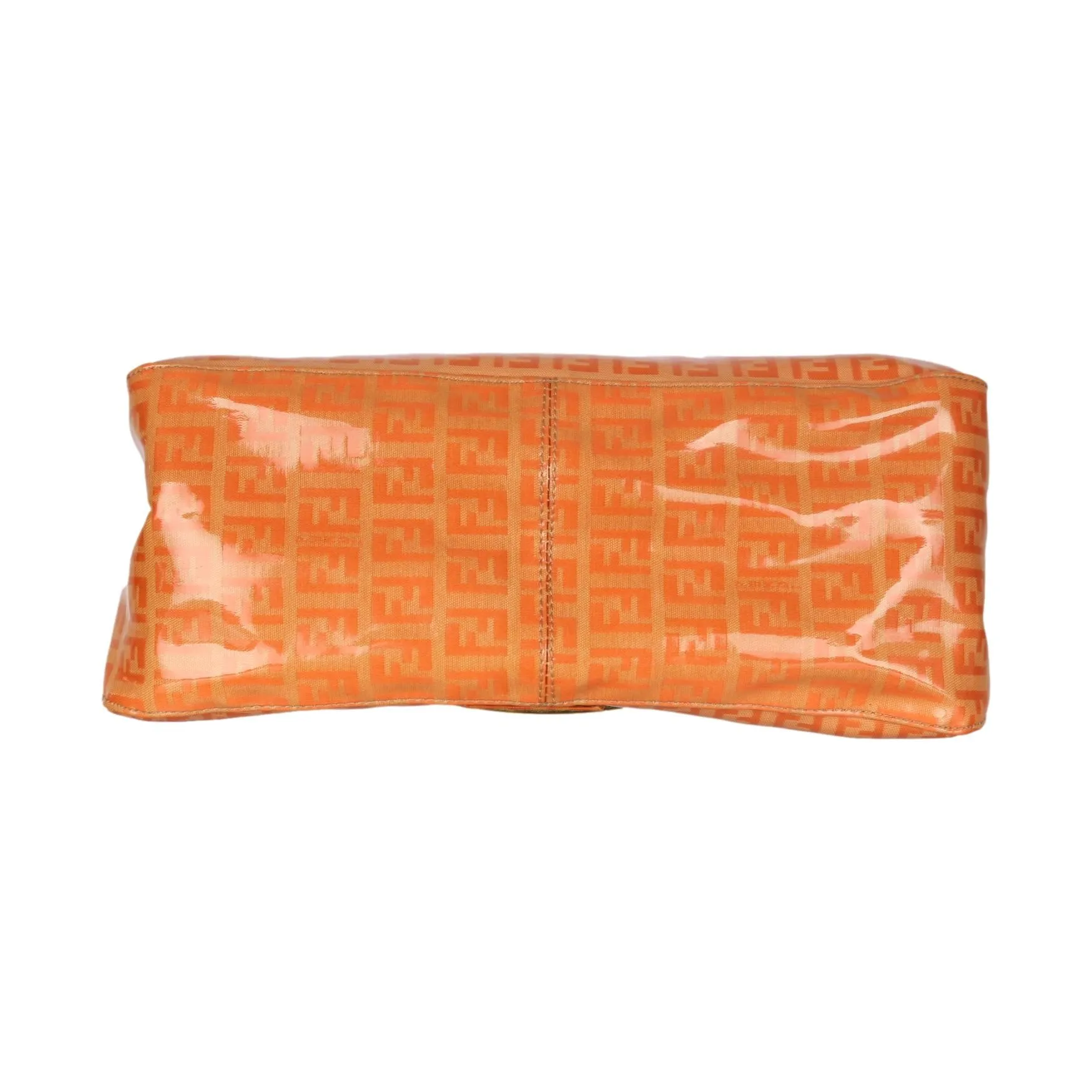 Fendi Orange Logo Baguette