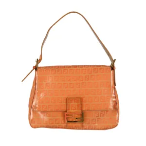 Fendi Orange Logo Baguette