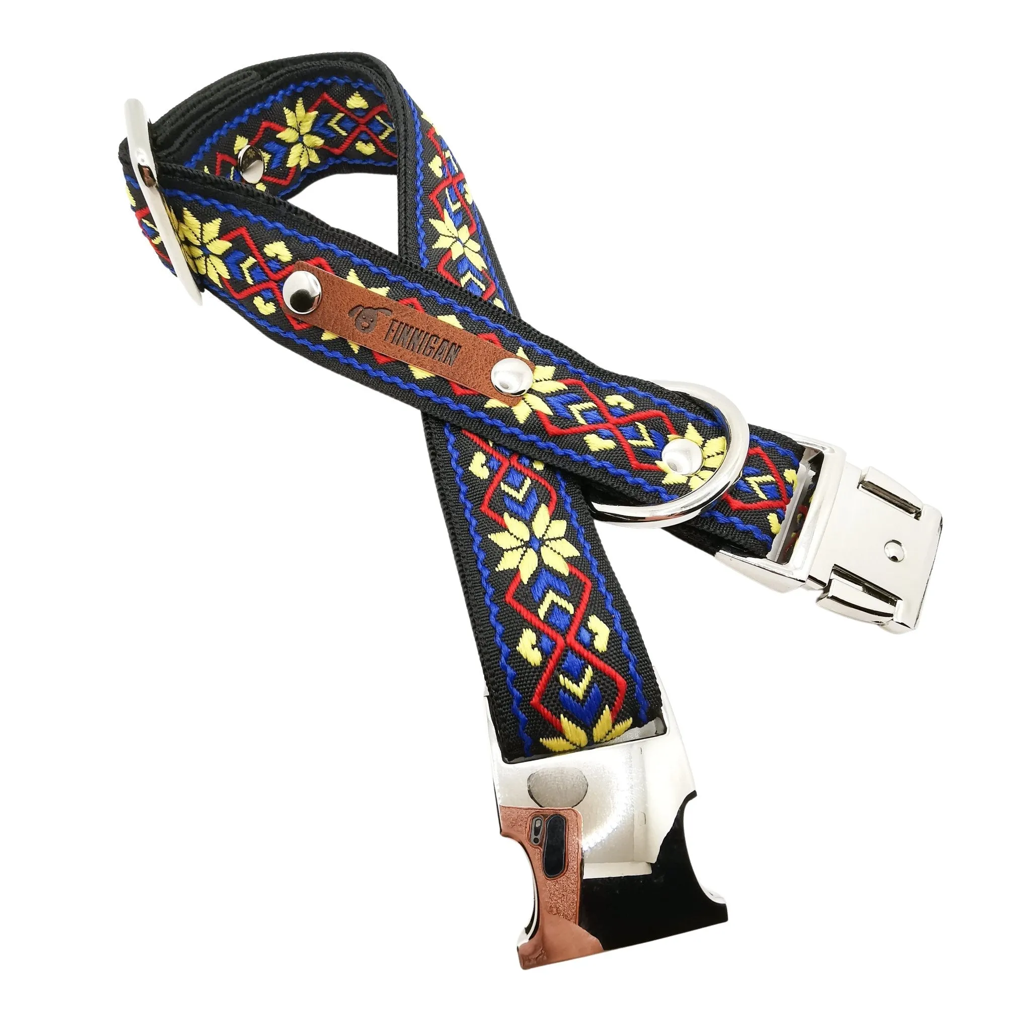 Finnigan Designer Dog Collar (Floral Collection) Large