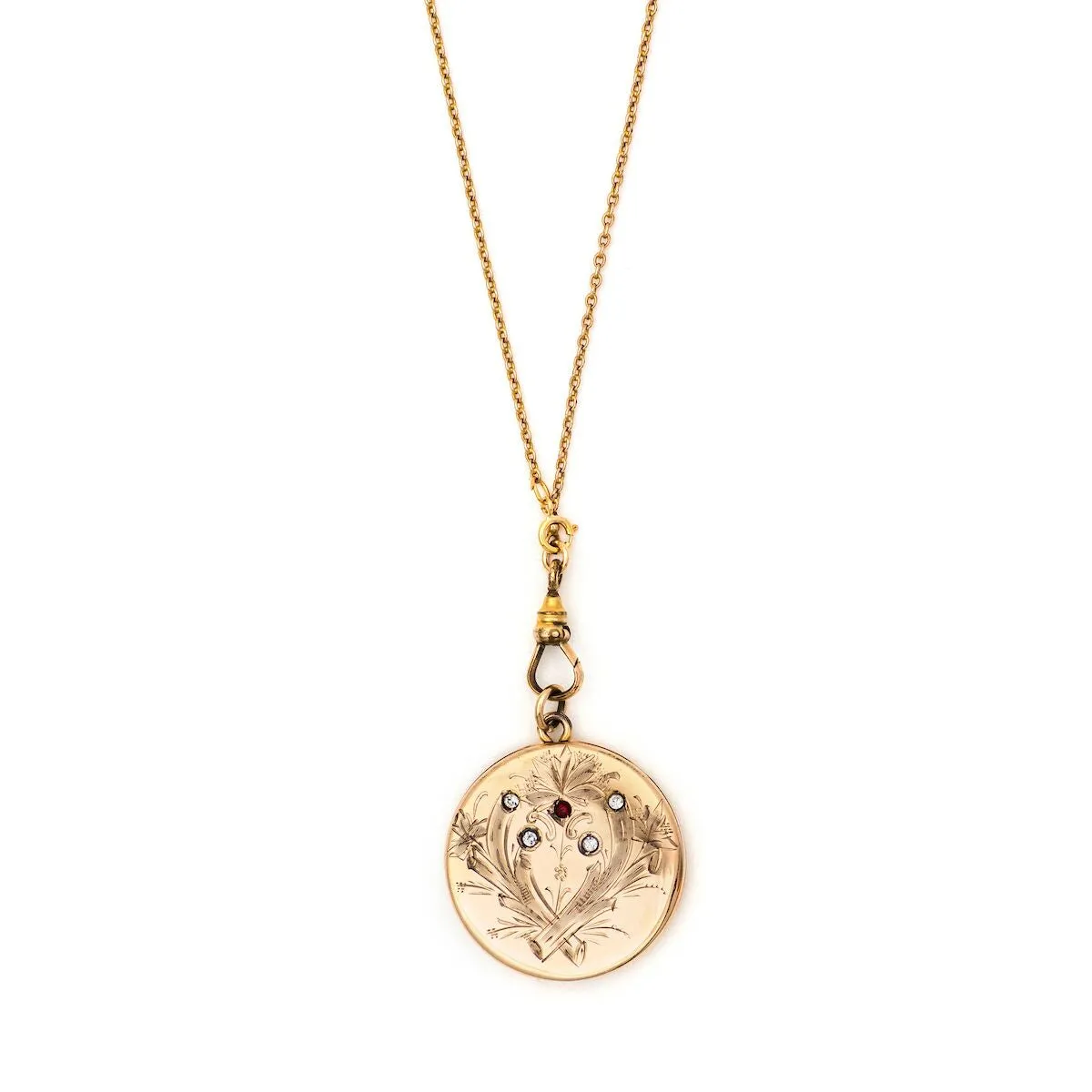 Floral Fireworks Locket