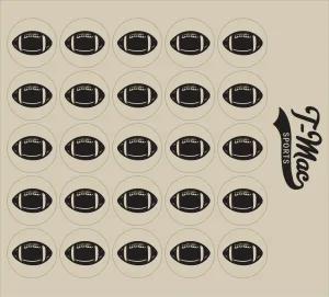 Football Mini Award Decals