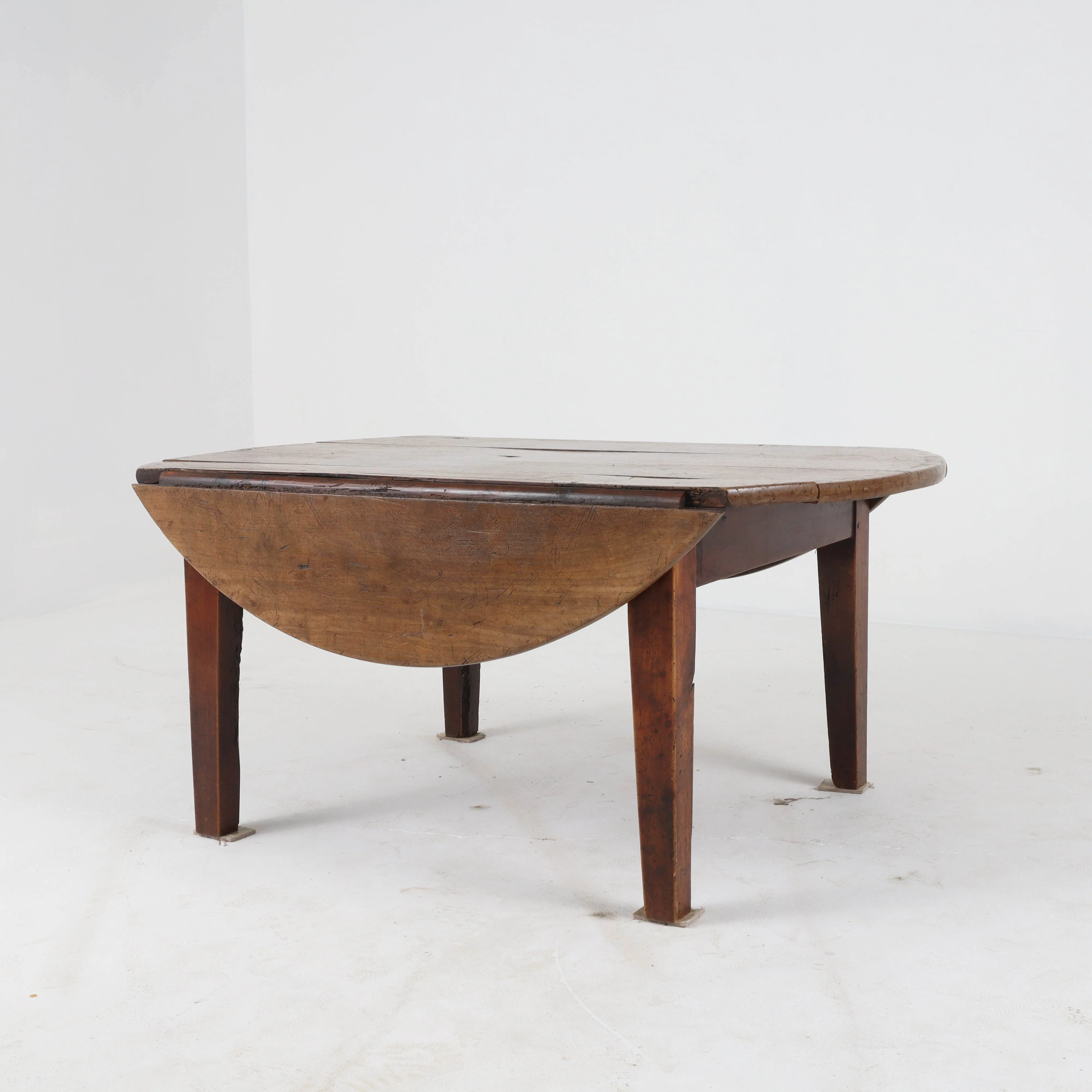 French Antique Drop Leaf Coffee Table c1870