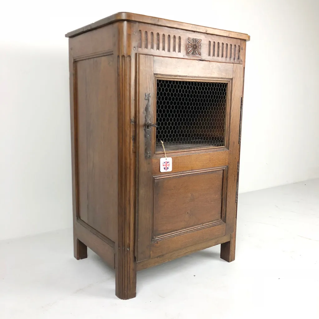 French Antique Small Single Door Cupboard c1880
