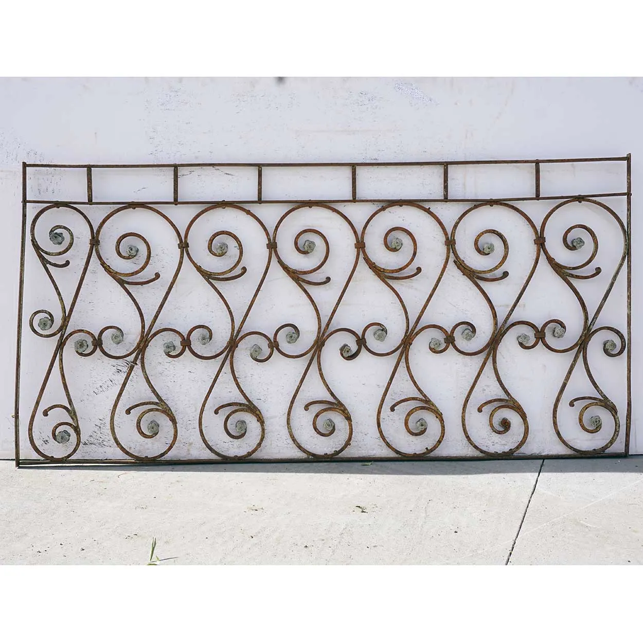 French Colonial Wrought Iron Balcony Railing