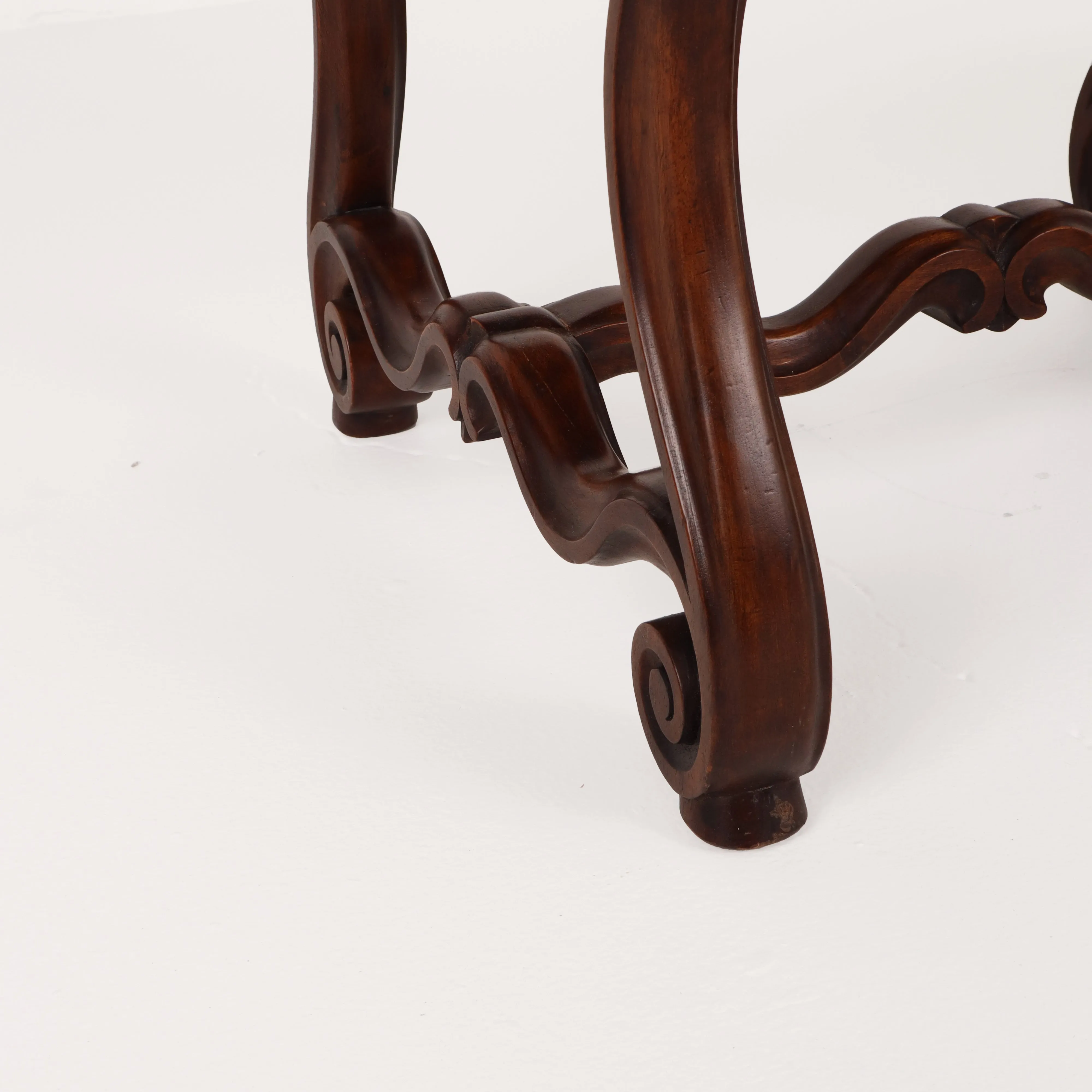 French Walnut Os de Mouton Benches c1890