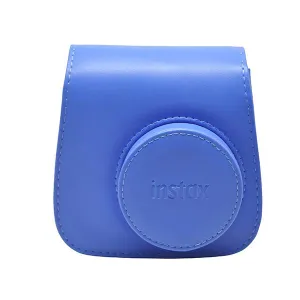 Funda Instax piel Mini cobalto
