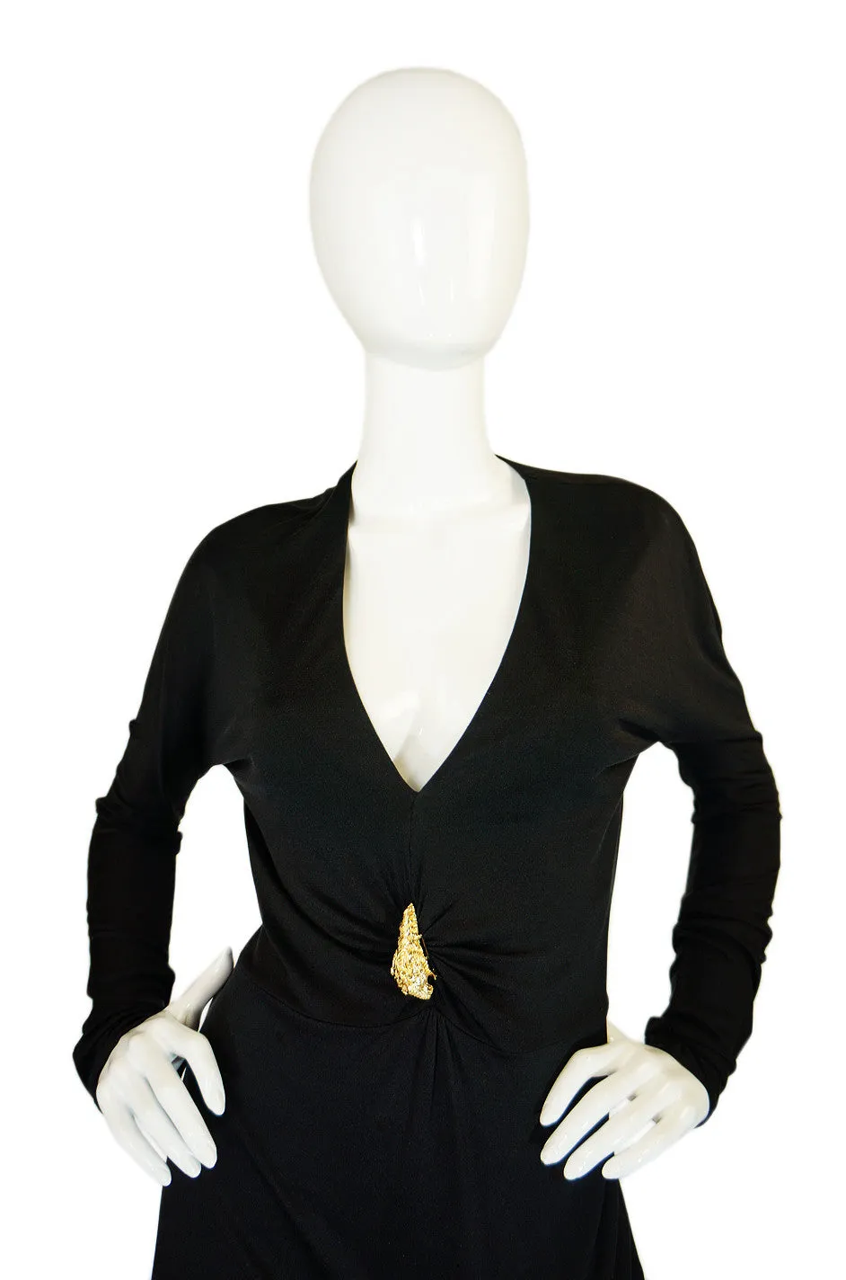 F/W 2000 Tom Ford for Gucci Plunge Jersey Dress