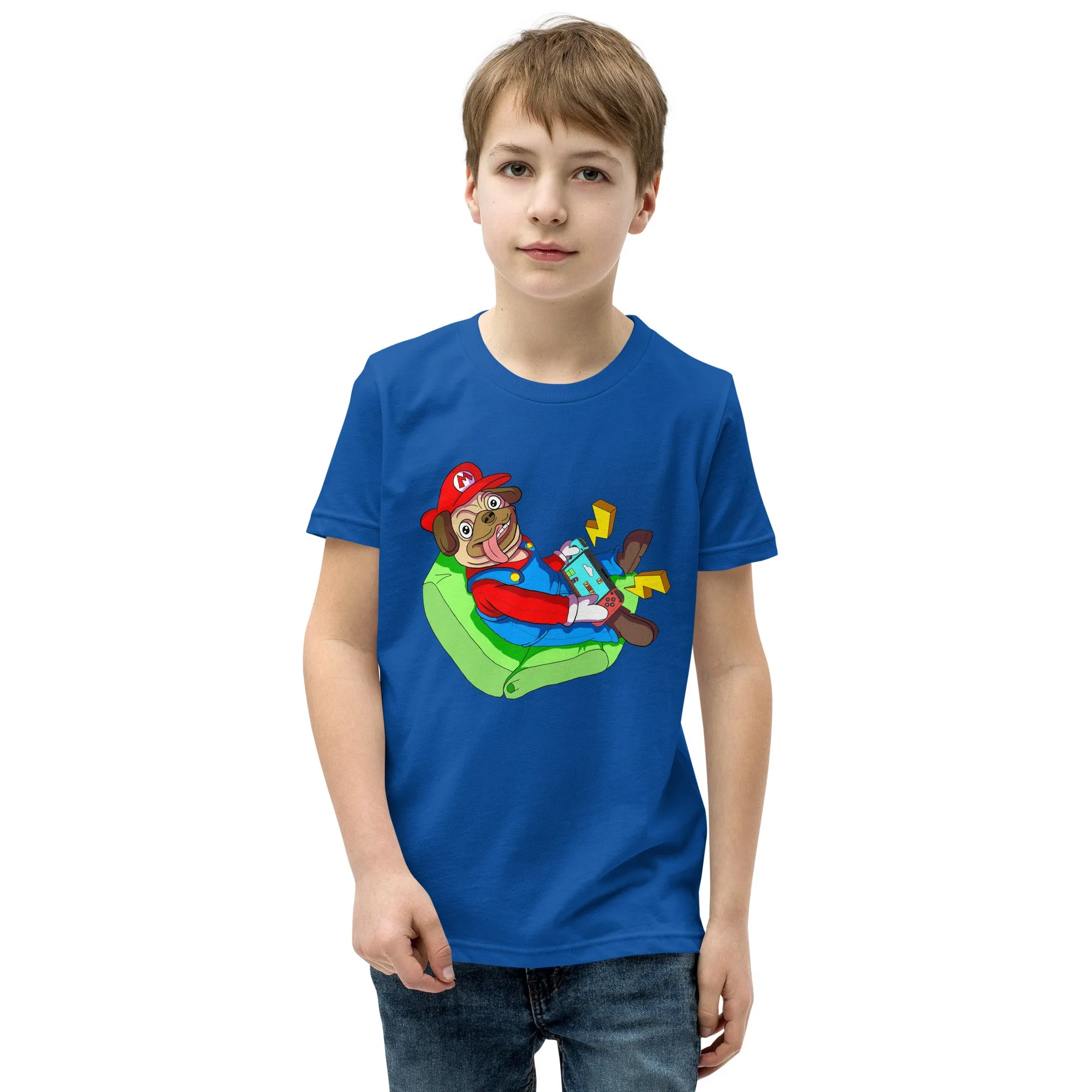 Gamer Cat & Dog - Gamer Dog Premium Youth T-Shirt