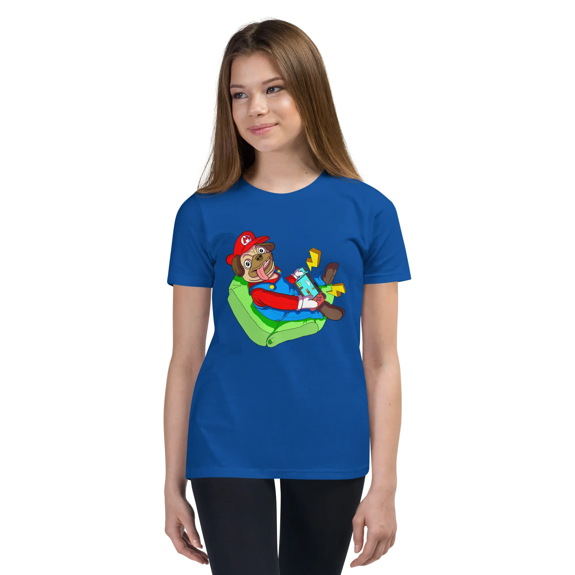Gamer Cat & Dog - Gamer Dog Premium Youth T-Shirt