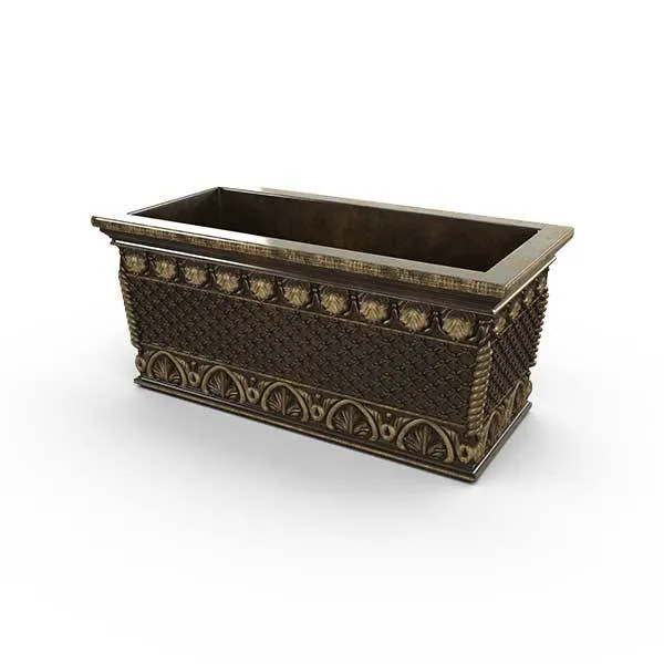 Gardenstone Floral Weave Trough