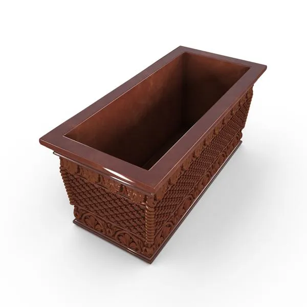 Gardenstone Floral Weave Trough