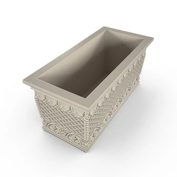 Gardenstone Floral Weave Trough
