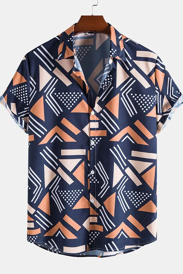 Geometric Print Shirt