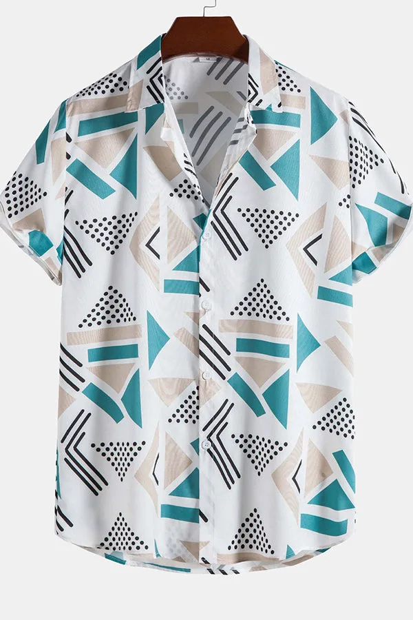 Geometric Print Shirt