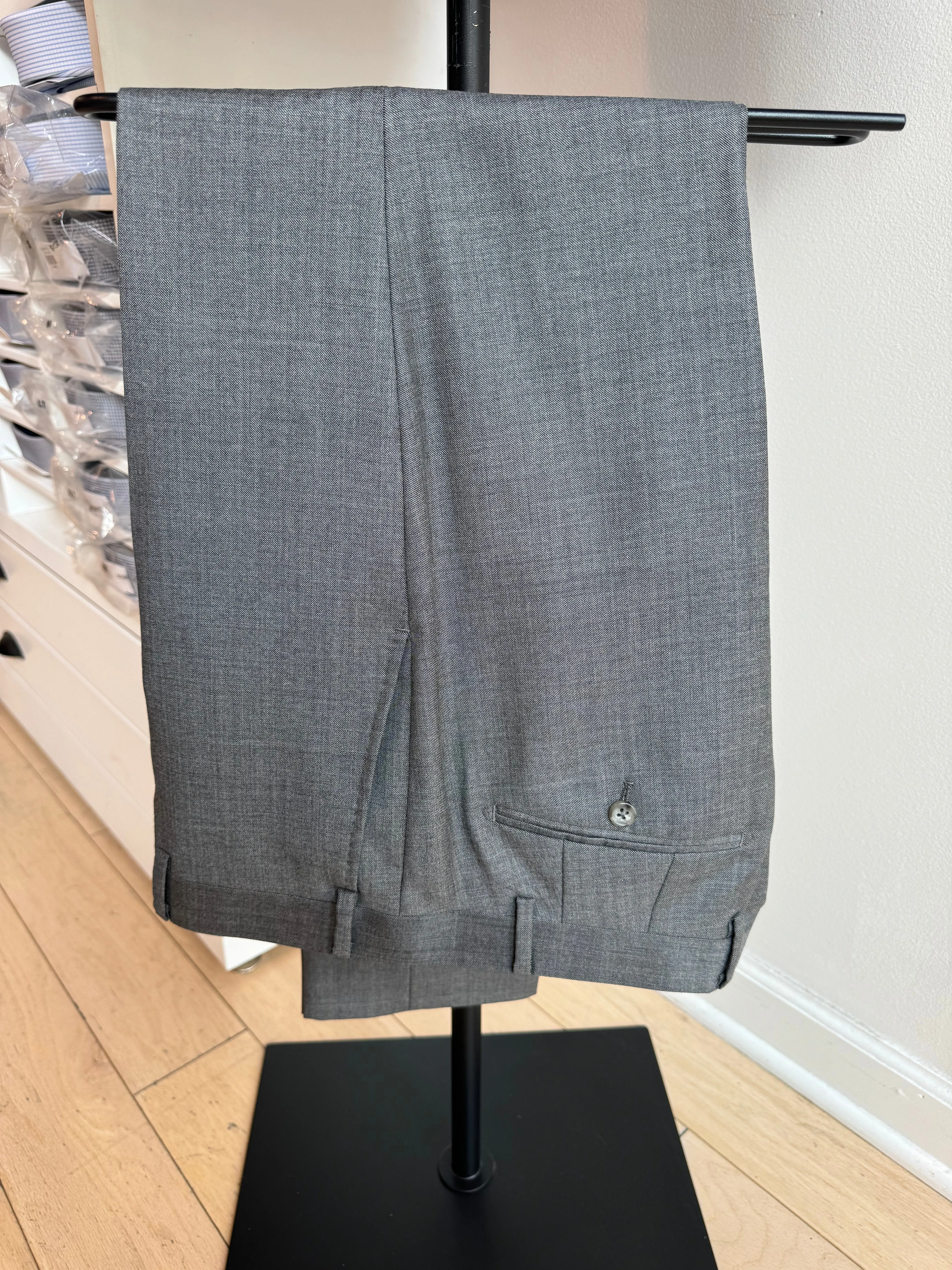 Gray Sharkskin Premium Italian Suit
